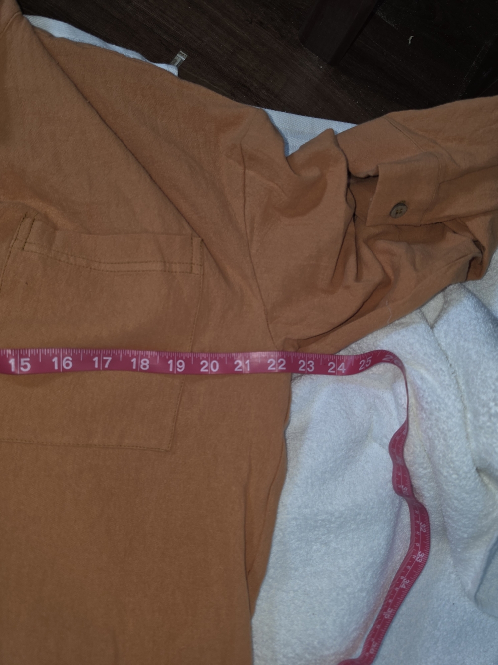 Kuraki Design Dusty Copper Orange Maxi Shirt Dress - Picture 5 of 13